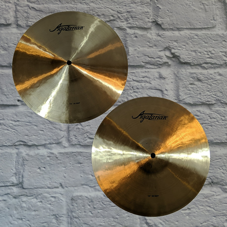 Agazarian 13" Hi Hat Cymbals