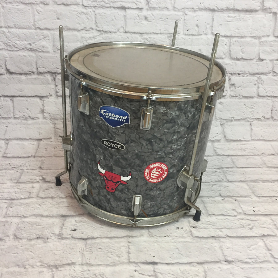 Royce 16in Floor Tom Silver Sparkle