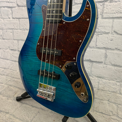 Aio (All In One) JB4 Jazz Bass 4 String - Blue Burst