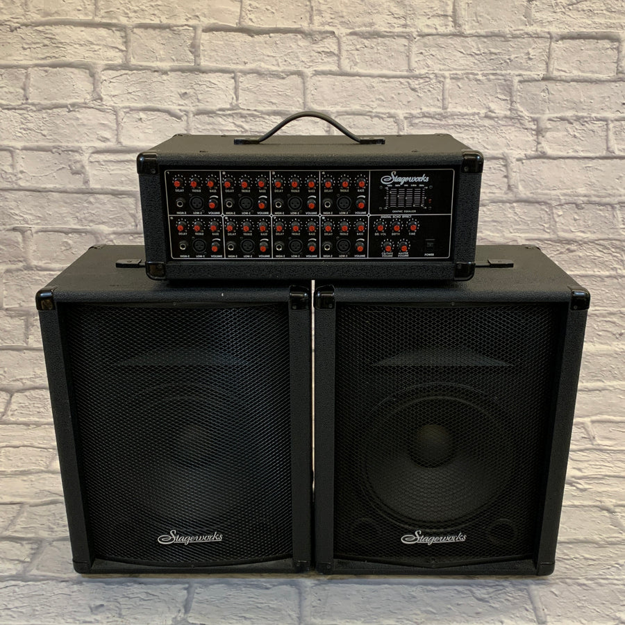 Stageworks LG-8 8-Channel PA System