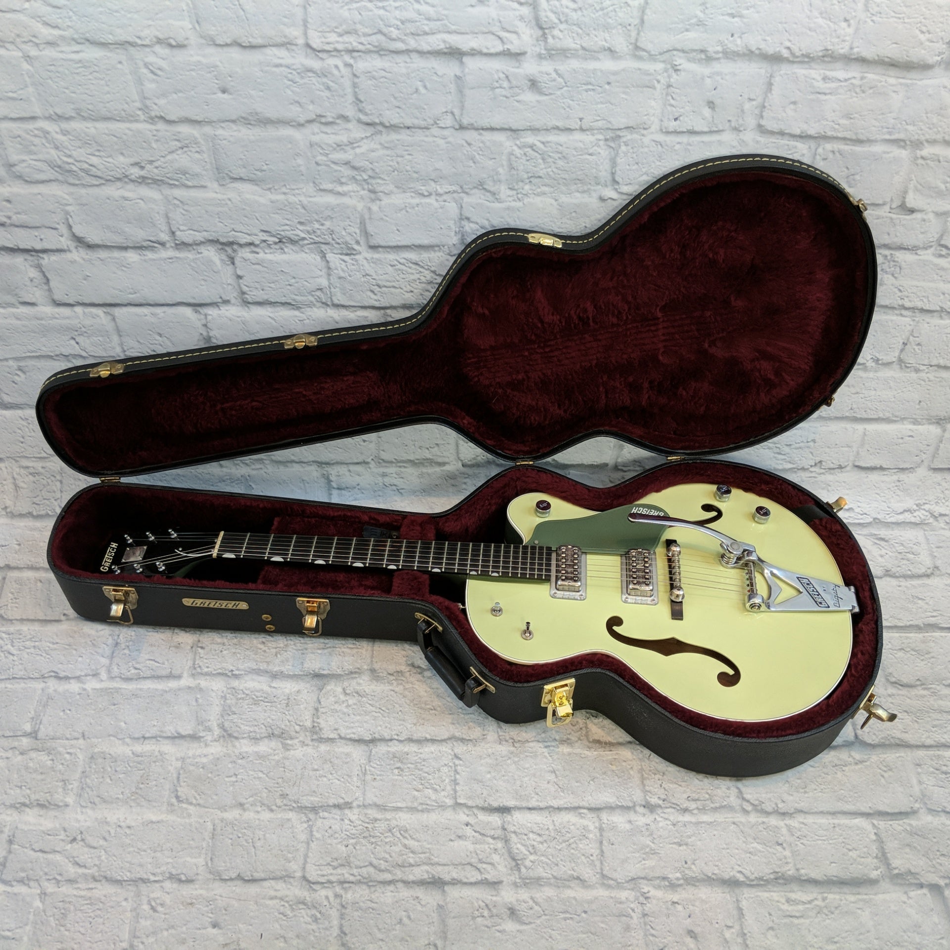 Gretsch G6118T Anniversary w/ Bigsby Hollowbody 2-Tone Smoke Green 2011