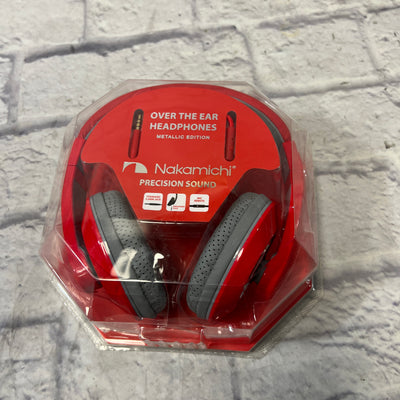 Nakamichi NK780M Red Over Ear Headphones