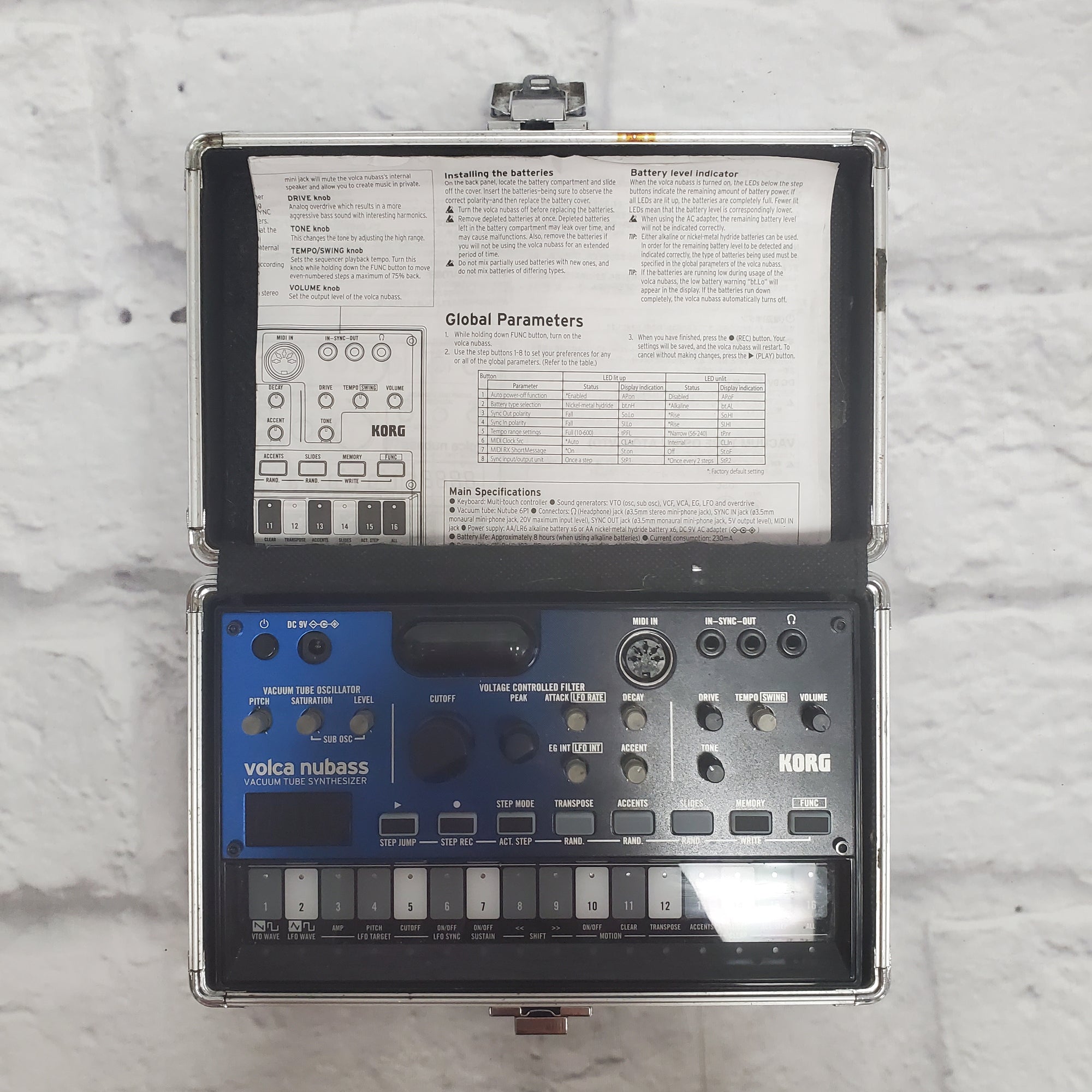 Korg Volca Nubass 16 Vacuum Tube Synth