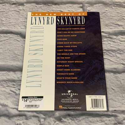 Hal Leonard The New Best of Lynyrd Skynyrd Guitar Book