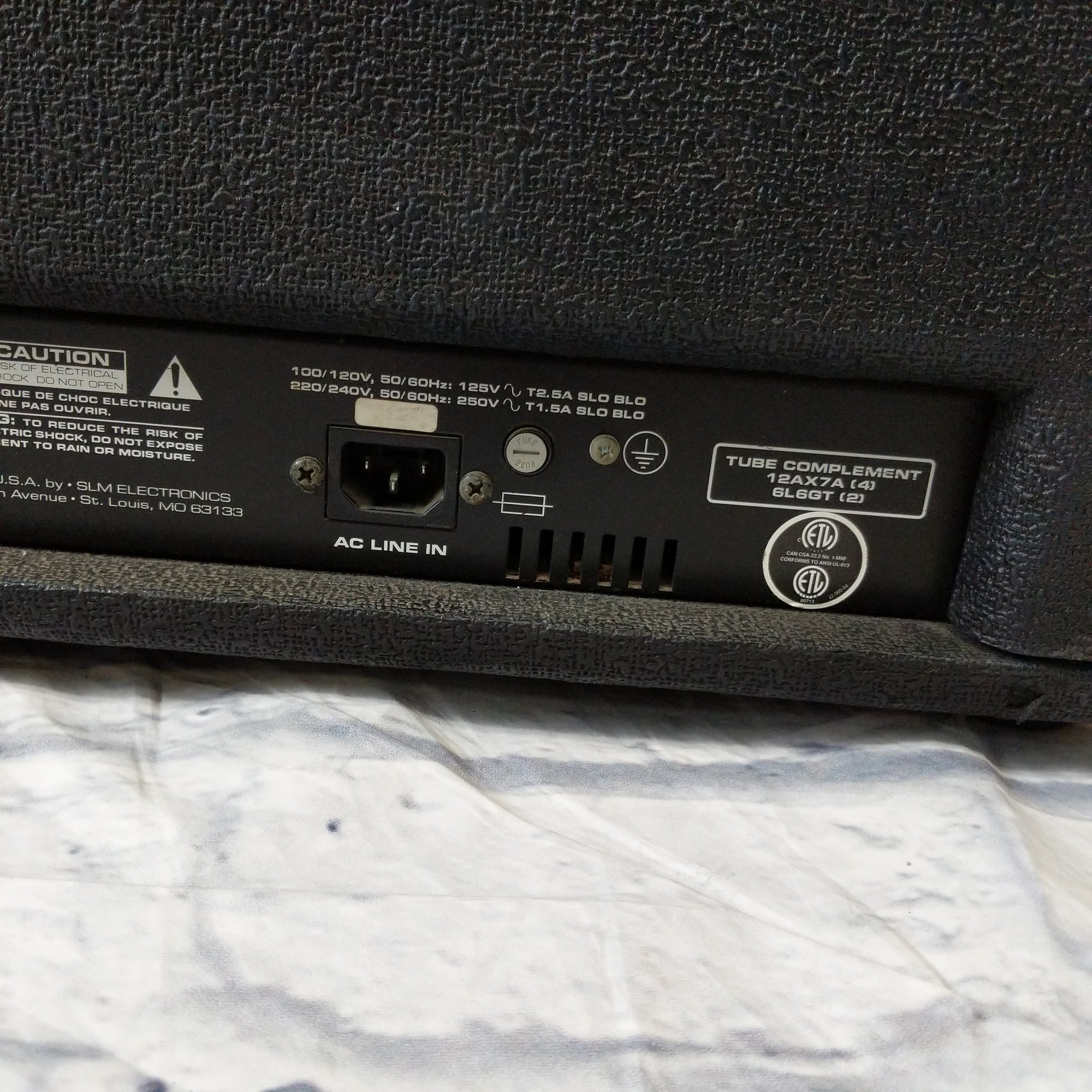 Crate Blue Voodoo Model BV-60H BV60 2-Channel 60-Watt Guitar Head 6L6 Tubes Made in USA Generation