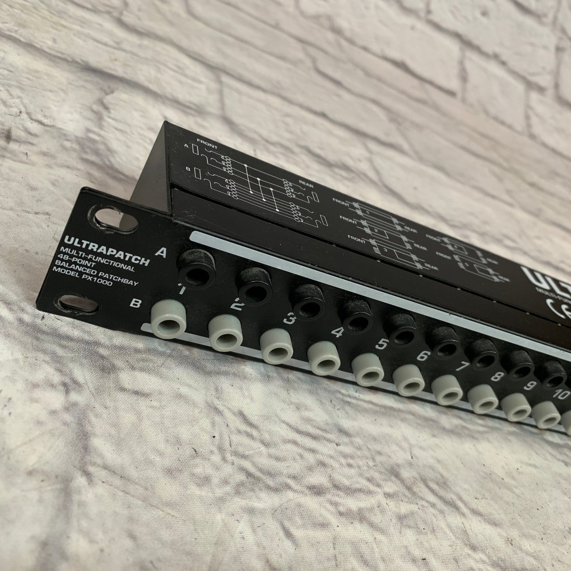 Behringer PX1000 Ultrapatch Multi-Functional 48-Point Balanced Patchbay