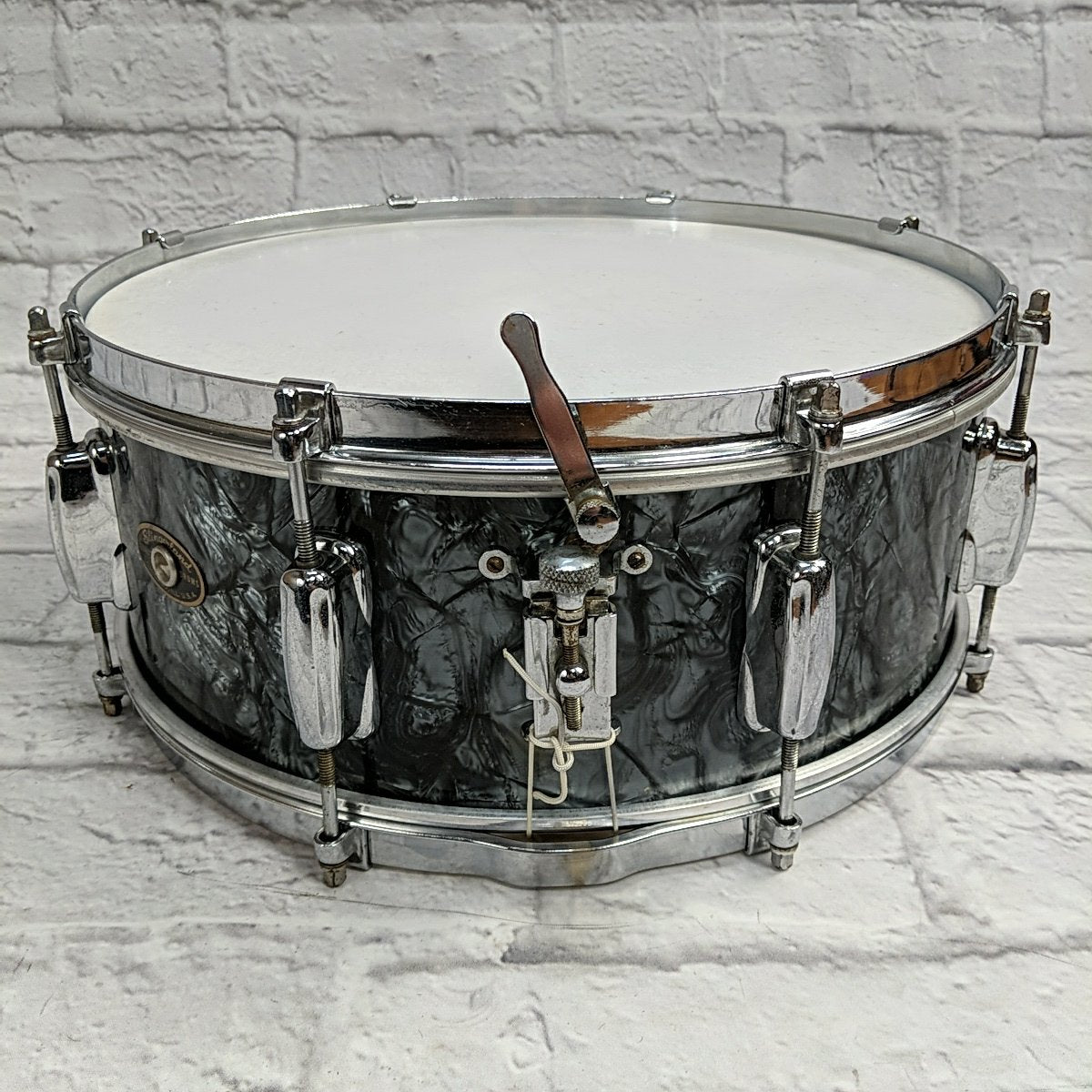 Slingerland 14x5 Radio King Snare 1958 Black Diamond Pearl