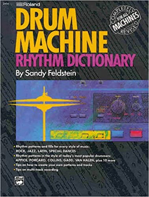 Roland Drum Machine Rhythm Dictionary By Sandy Feldstein