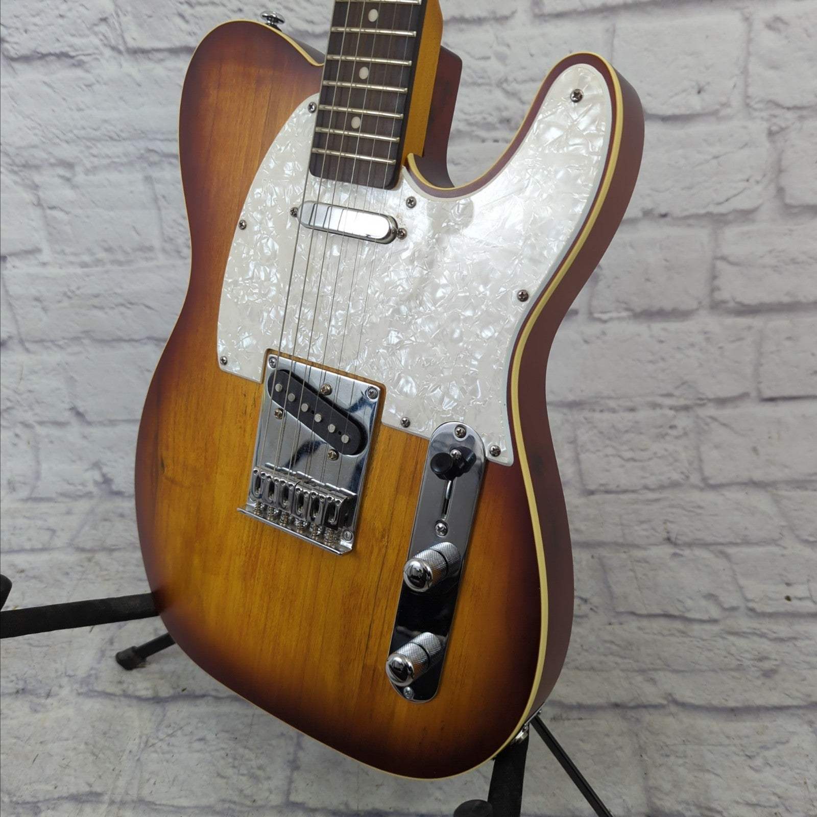Michael Kelly '53 Open Pore Electric Guitar, Ebony Fingerboard Tobacco Sunburst