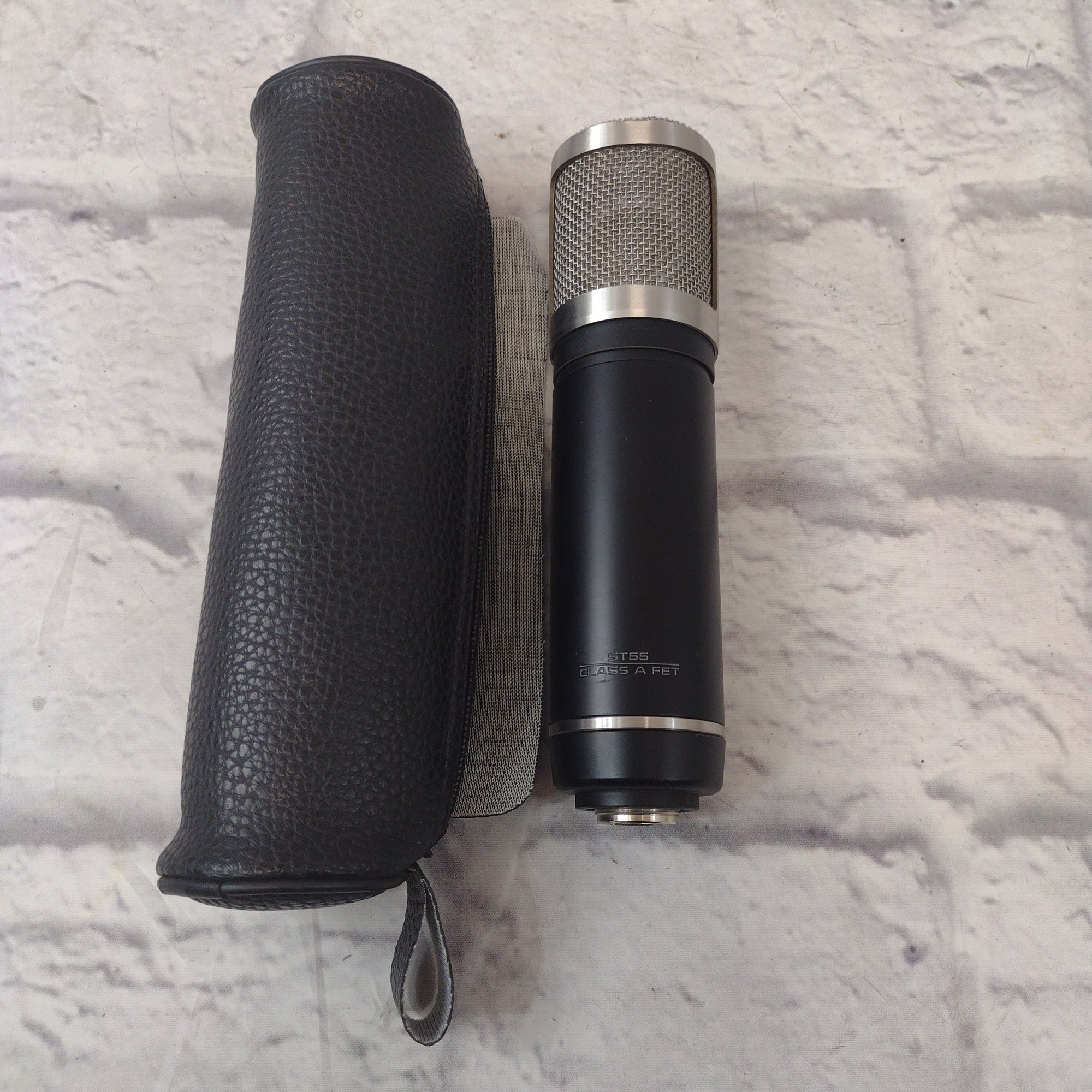 Sterling Audio ST55 Large Diaphragm Cardioid Class-A FET Condenser  Microphone with Soft Case
