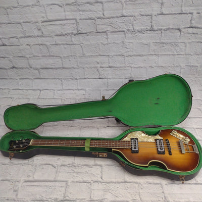 1967 Hofner 500/1 Violin Beatle Bass 4 String Bass Guitar