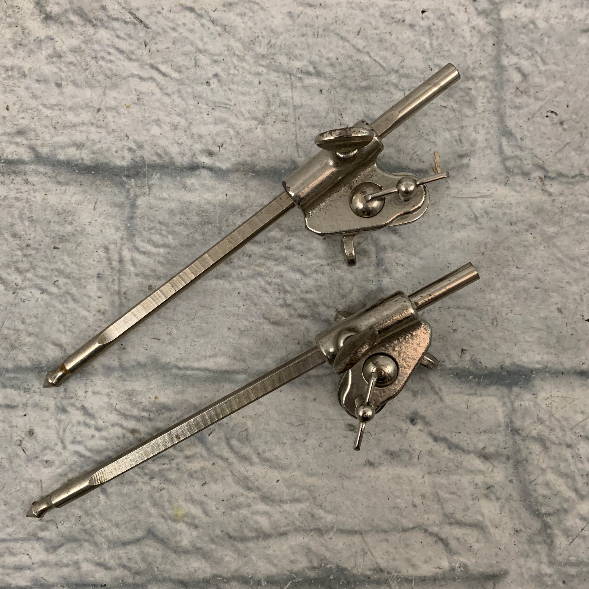 Leedy & Ludwig Vintage Clamp On Bass Drum Spur Set