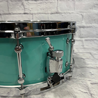 Tama S.L.P Fat Spruce Snare Turquoise 14x6.5" Snare