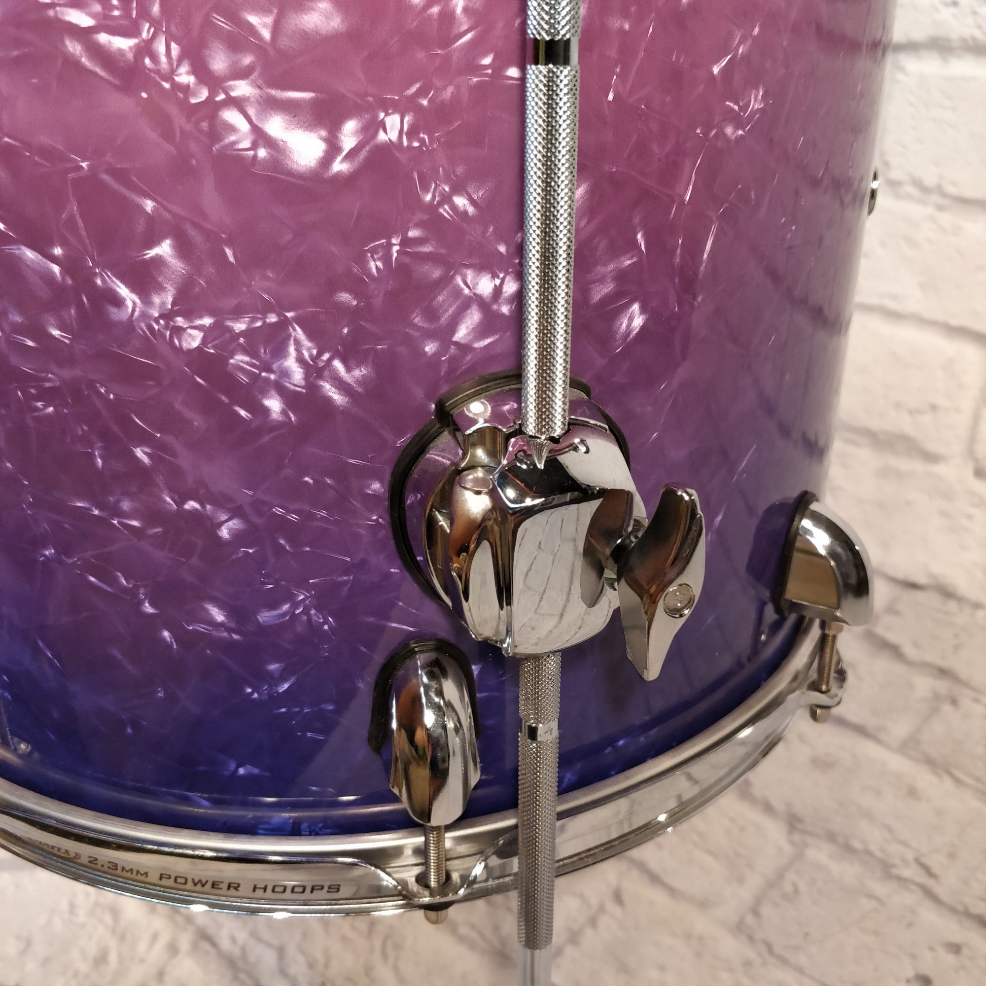 Mapex 14 x 12 My Dentity Custom Purple Fade Floor Tom w Legs