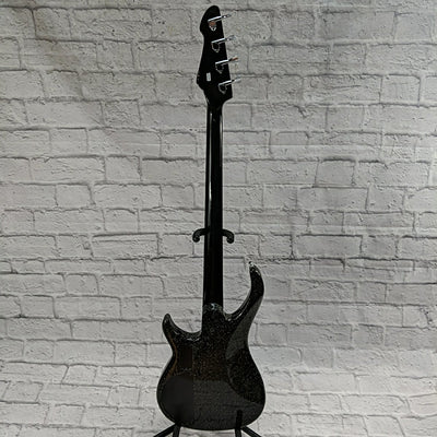 Peavey G Bass 4 String Bass Guitar -Black Holoflake