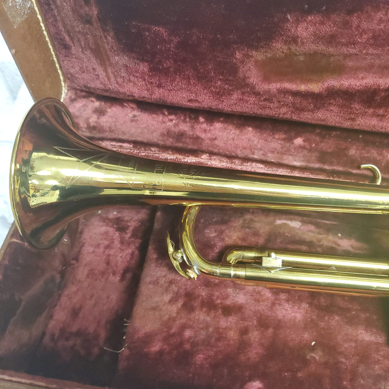 Harry Pedler and Suns American Triumph trumpet with case