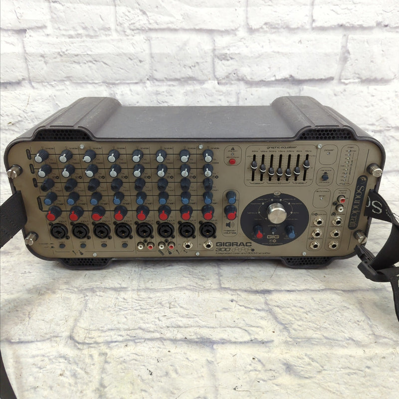 Soundcraft Gigrac 300 8-Channel 300-Watt Powered Mixer - Evolution Music