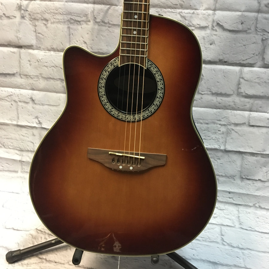 Ovation Celebrity LCC047 Left Handed Acoustic Electric Guitar with Bag