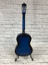 BC Best Choice Short Scale Acoustic Guitar Blue Burst