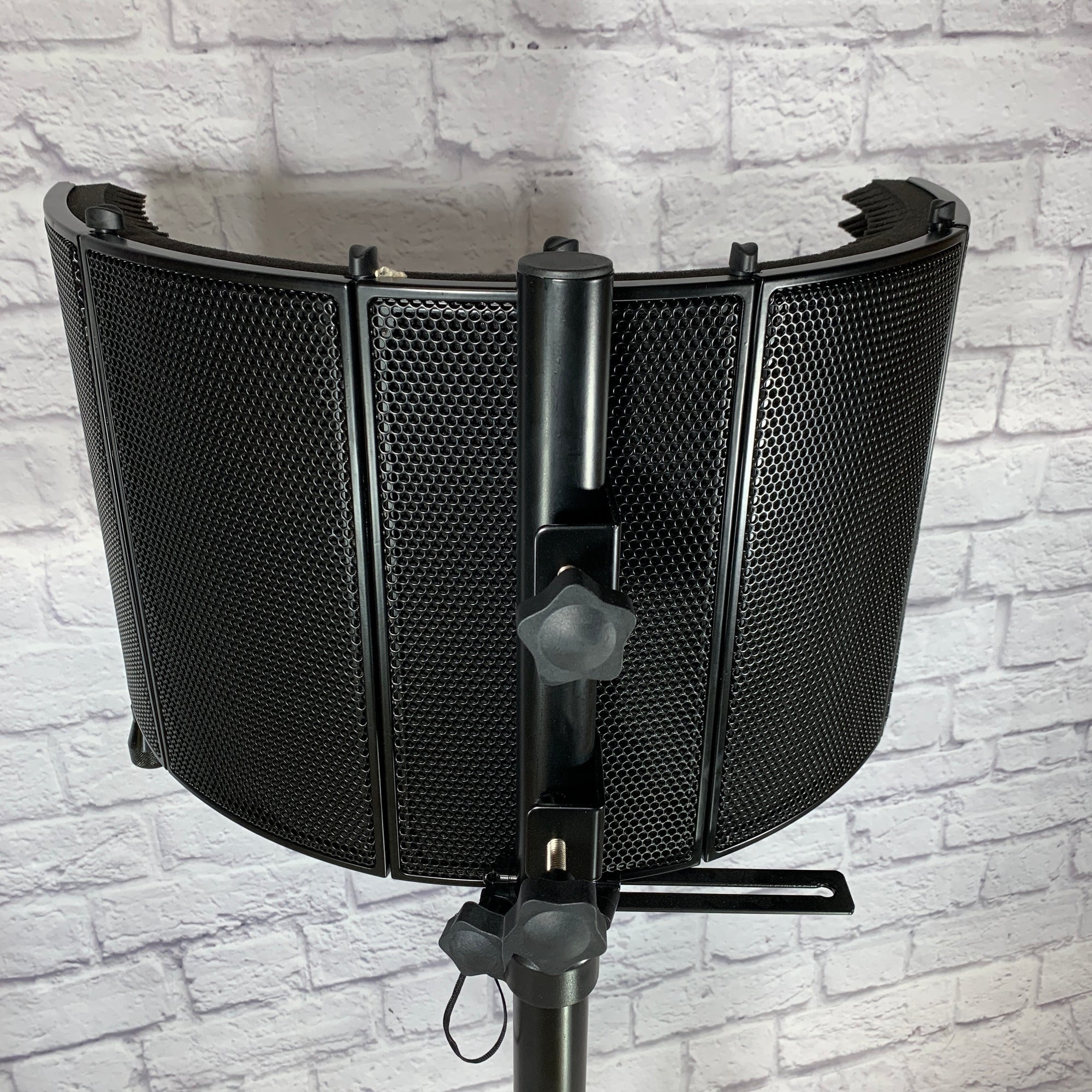 Rockville 5 Panel Vocal Shield w/ Tripod Stand