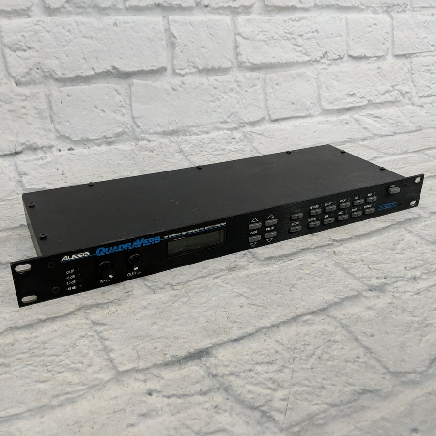 Alesis Quadraverb 20k Bandwidth Simultaneous Digital Rack Effects Processor