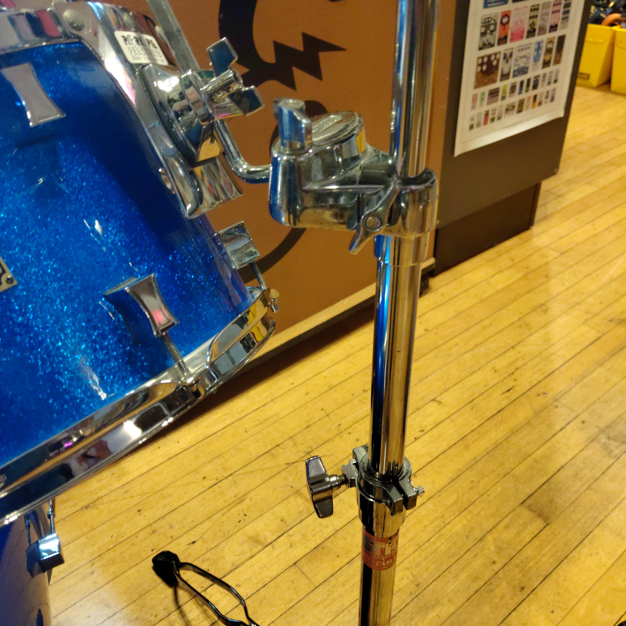 Pork Pie Blue Sparkle 3 Piece Maple Drum Kit