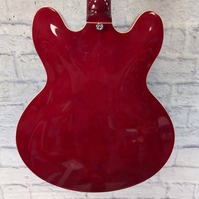 Grote Semi Hollow Guitar - Red