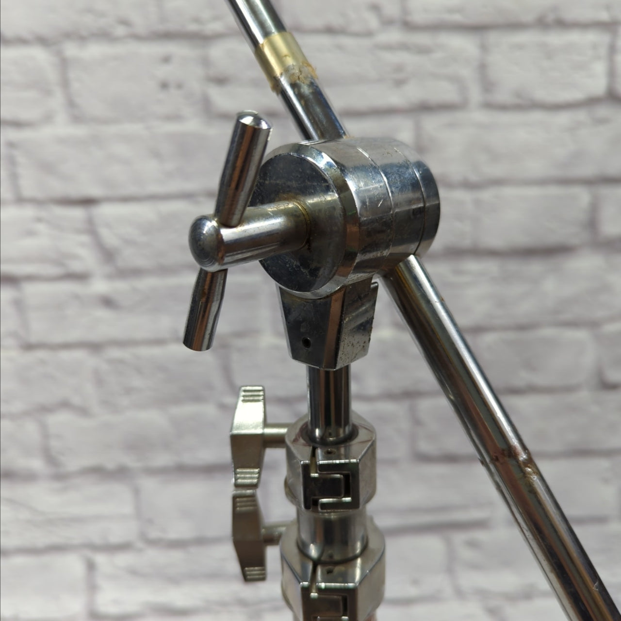 Pearl Heavy Duty Single Braced Mini Boom Cymbal Stand with Tilter 1980s Red Label