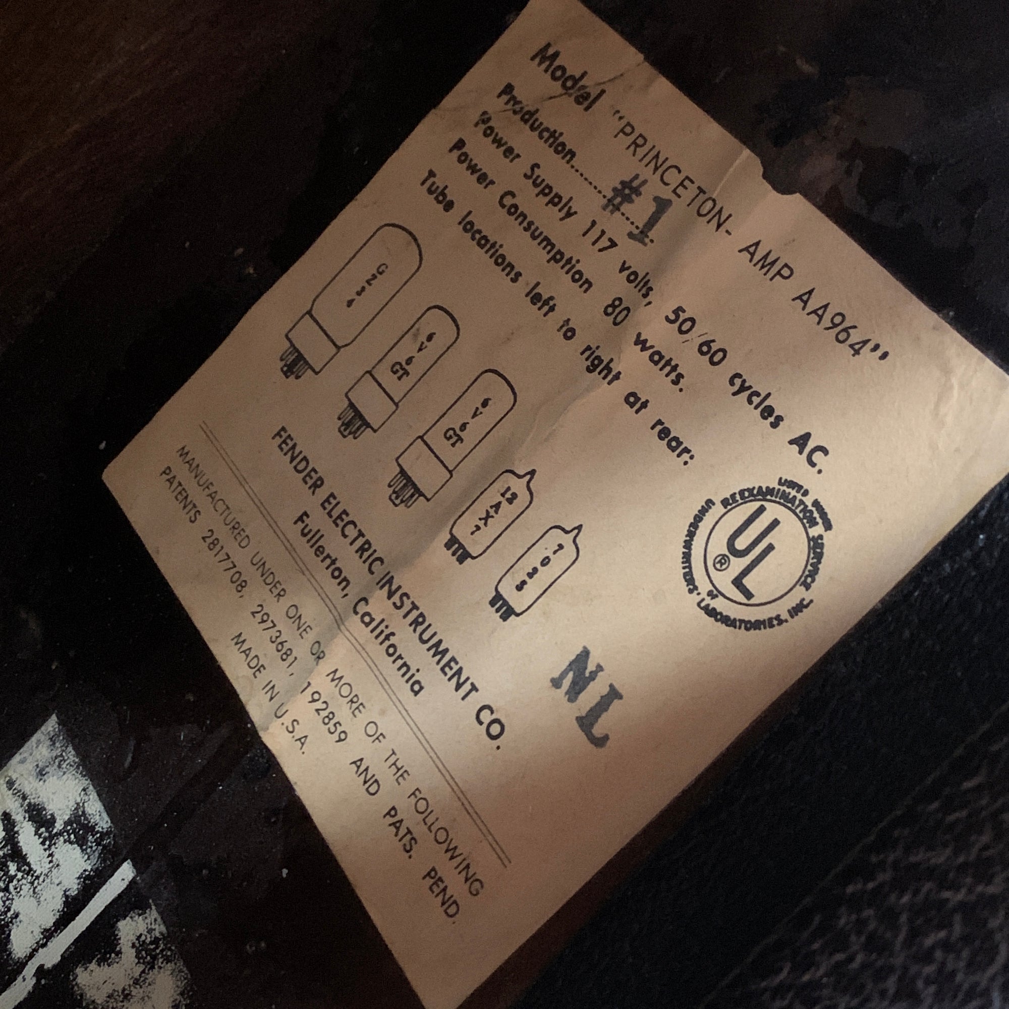 1964 Fender Princeton Amp