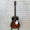 Vintage 60's Silvertone 604 Parlor Acoustic Guitar