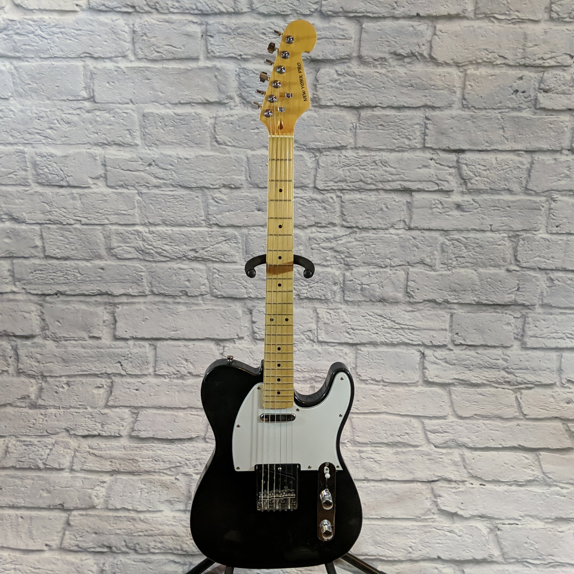 New York Pro Tele Electric Guitar - Black