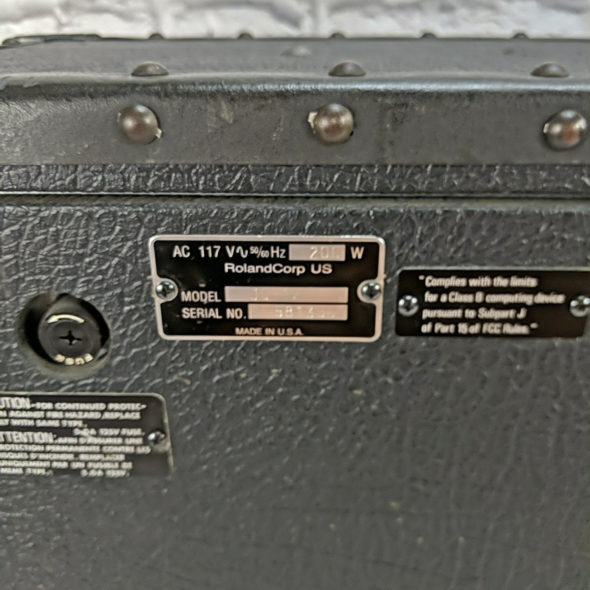 Roland JC 120 Guitar Combo Amp