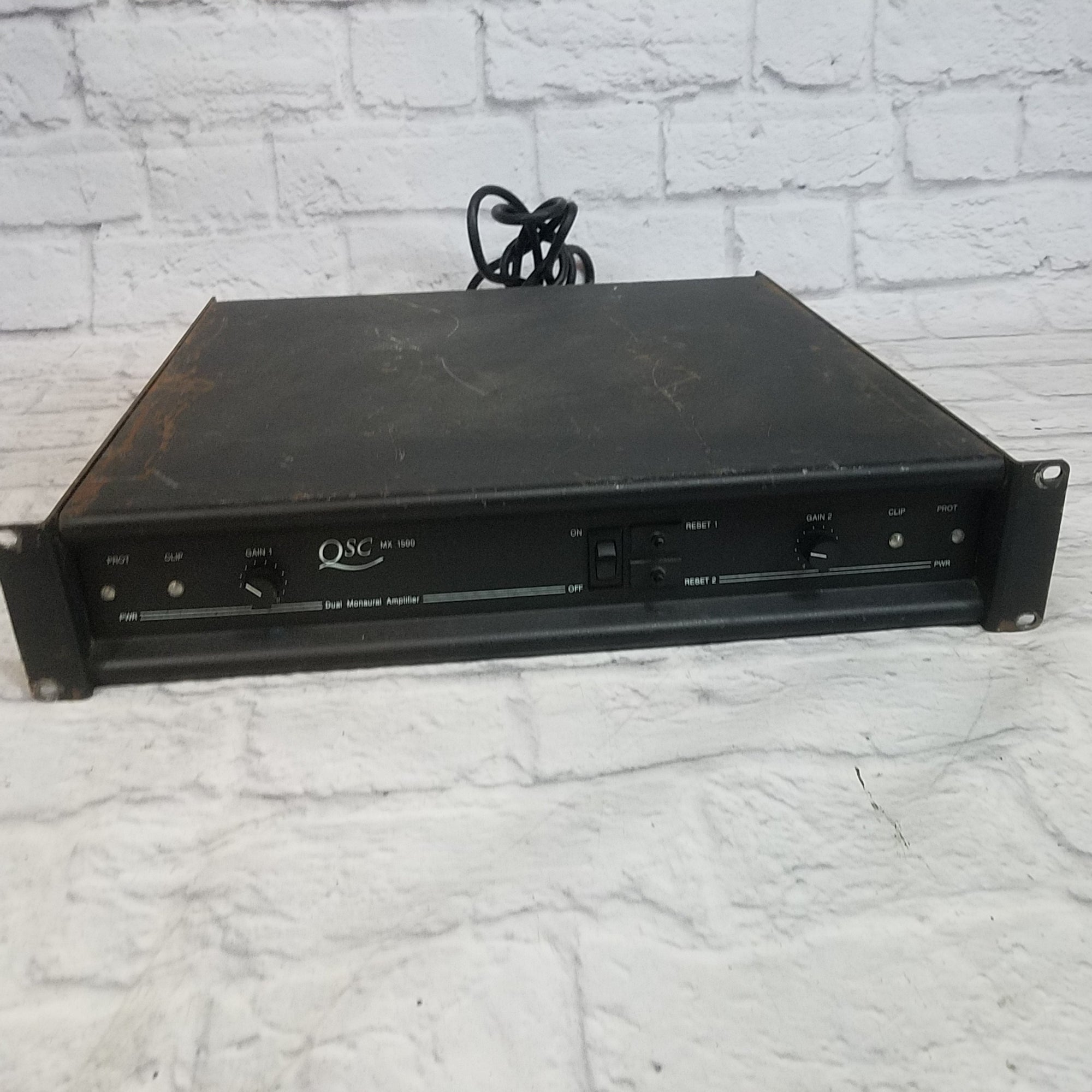 QSC MX 1500 Power Amplifier - Evolution Music QSC MX 1500 Power Amplifier - Evolution Music