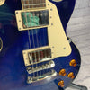 Epiphone 2011 Les Paul Standard Trans Blue Electric Guitar w/ Case