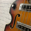 1960s Kingston Teisco 4 String Violin Bass Guitar - Sunburst