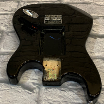Unknown Electric Guitar Body Black
