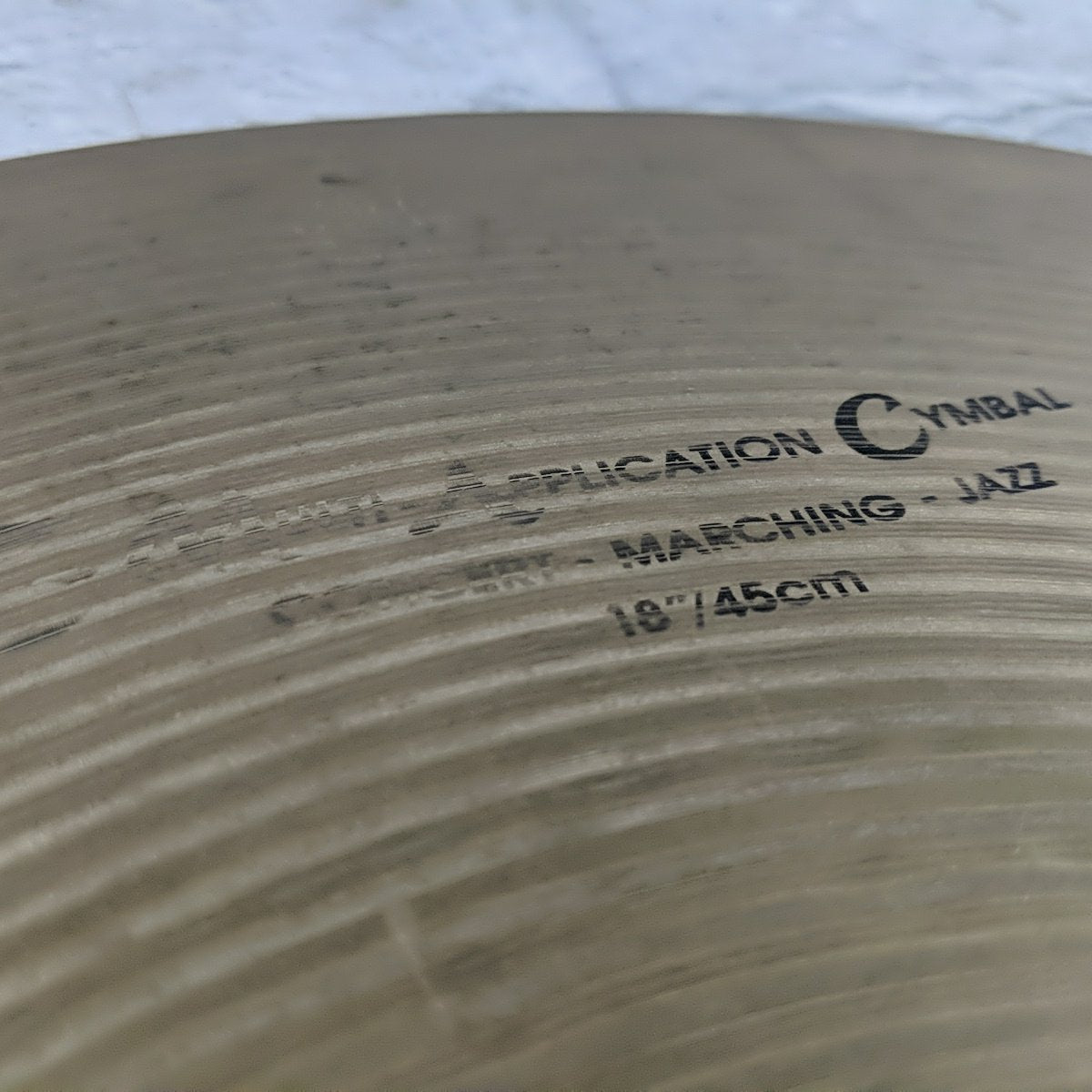 Vintage Zildjian K 18" Z-Mac Multi Application Concert Marching Jazz Crash Ride Cymbal