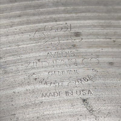 Zildjian Medium Crash 18" 45cm Crash Cymbal 1550g 1981-1992 (“CO.” Stamp)