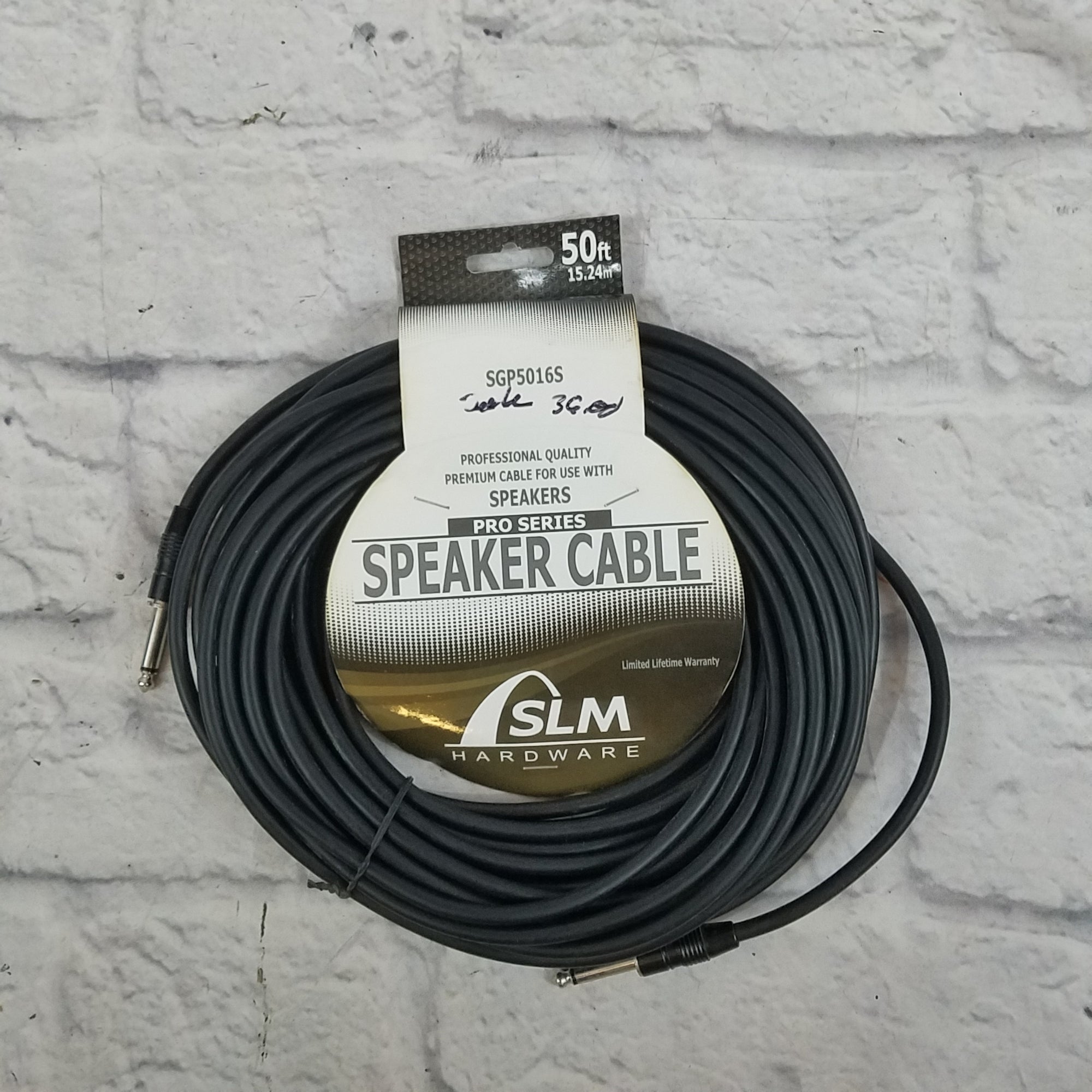 SLM Hardware Pro Series SGP5016S 50ft Speaker Cable