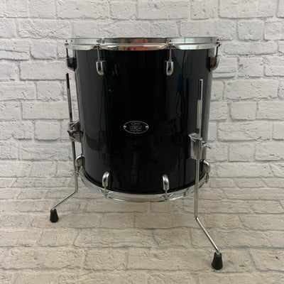 PDP Pacific Drums & Percussion EZ Series 16" Floor Tom Black Wrap