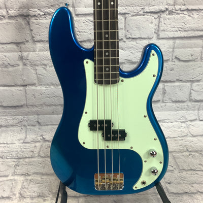 Vintage V4BBL Bass Blue Sparkle
