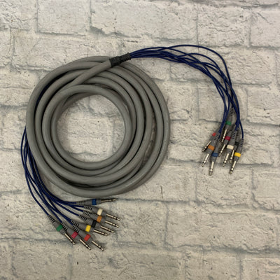 Jade Audio TRS 1/4" 8-Channel 16ft Snake