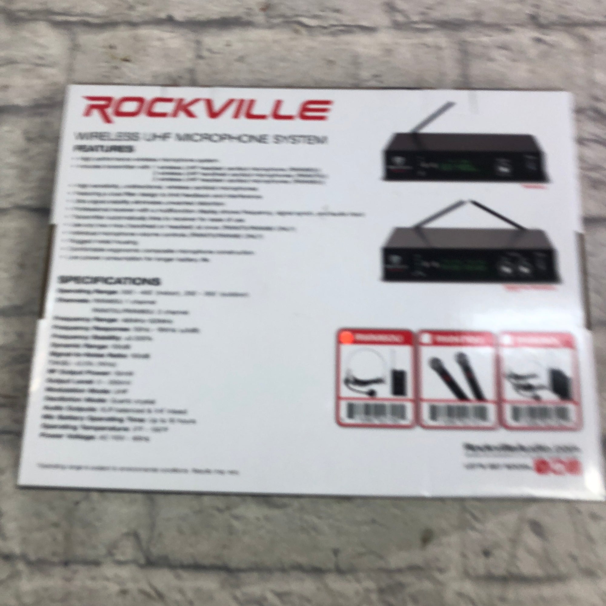 Rockville RWM60U Wireless Headset Mic & Receiver