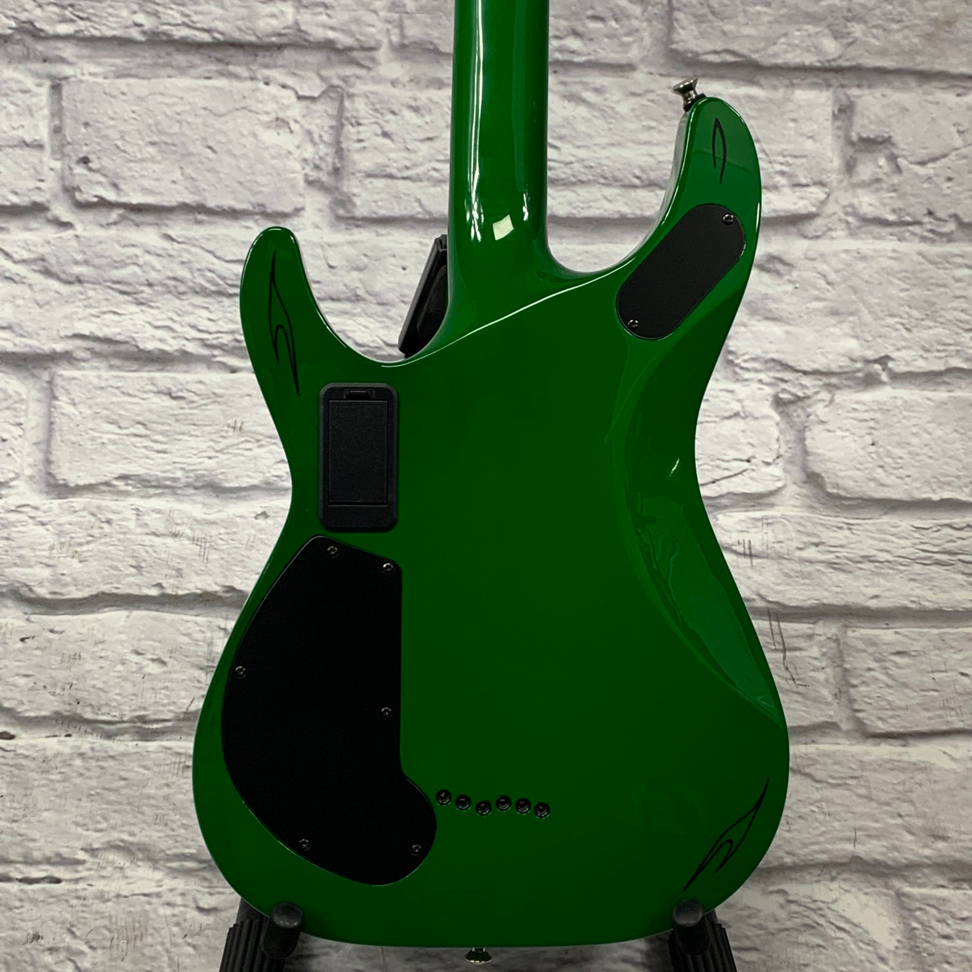 Schecter Kenny Hickey C-1 EX S Baritone Guitar Steele Green