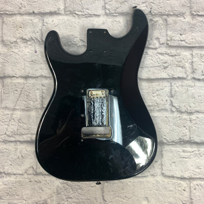 Starcaster Black Electric Guitar Body
