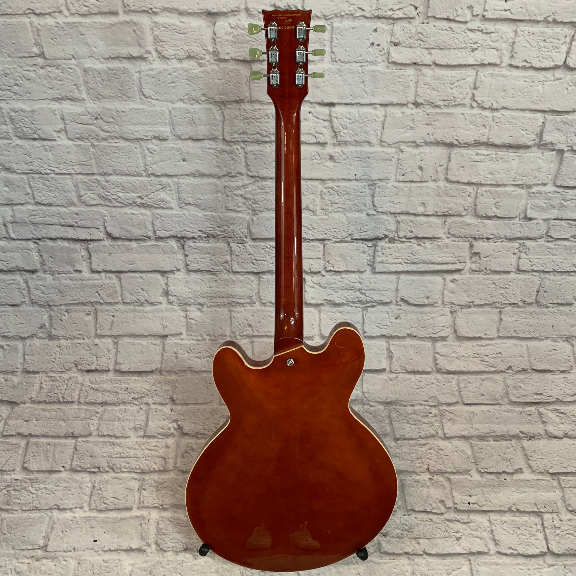 Vintage VSA500HB Semi-Hollow Honeyburst