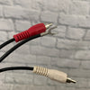 RCA Turntable Cable With Ground Connector