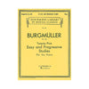 Burgmuller Twenty-Five Easy and Progressive Studies for the Piano  Op. 100: Schirmer Library of Classics Volume 500 Piano Solo (Paperback)