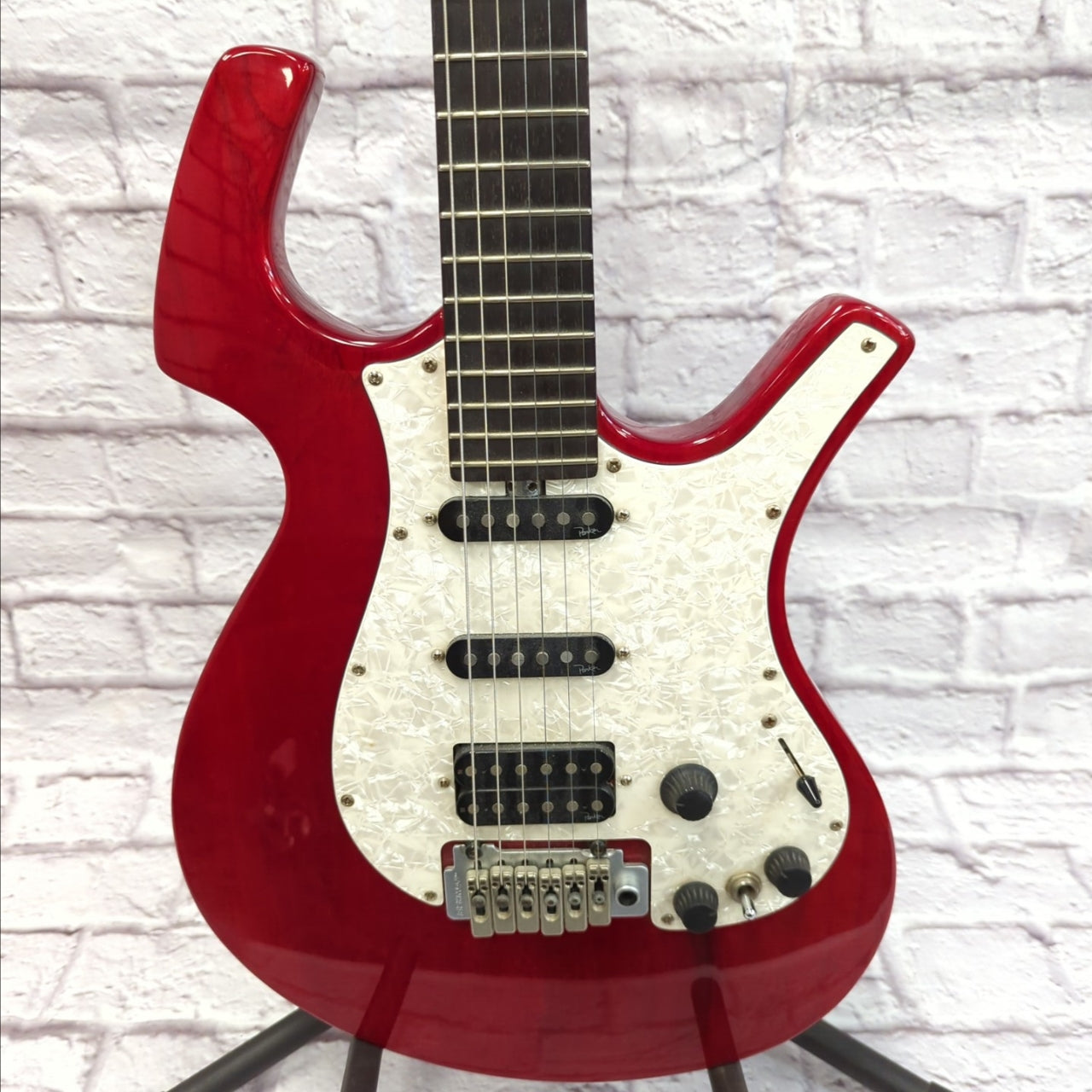 Parker Guitars P-38 Transparent Red Electric Guitar - Evolution Music