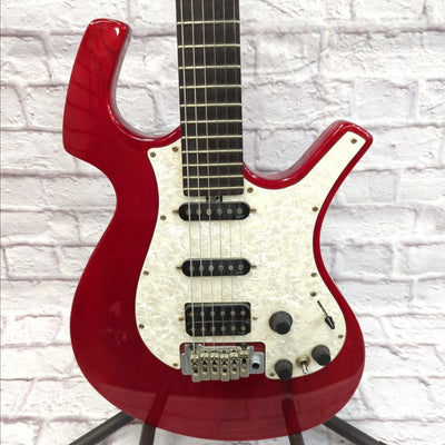 Parker Guitars P-38 Transparent Red Electric Guitar